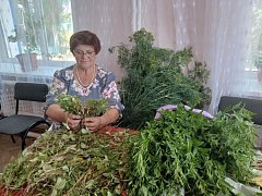 Аркадакские женщины собирают травяные сборы для защитников