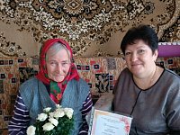 Жительница Аркадакского района Мария Батура отметила  85-летие со дня рождения