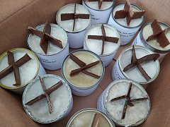 Кистендейские школьники изготовили блиндажные свечи