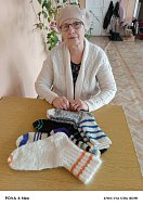 Чиганакские женщины связали для бойцов очередную партию тёплых носков