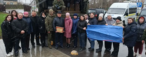 Слова признательности и груз поддержки: Таманская дивизия в гостях у аркадакцев