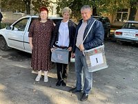 Аркадакцы голосуют на дому
