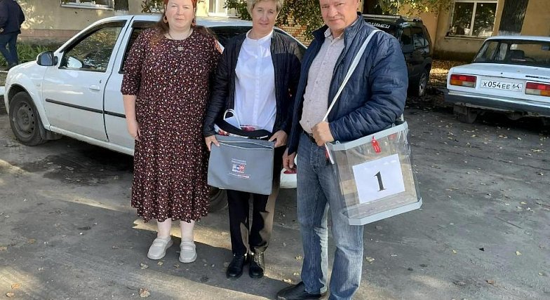 Аркадакцы голосуют на дому