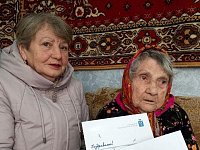 Елизавете Медведевой из Красного Знамени исполнилось 100 лет