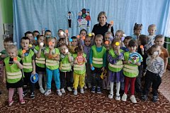 Аркадакские дошкольники изучают дорожную грамотность 