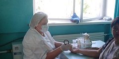 Диспансеризация сельского населения в районе продолжается