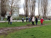 Неделя добра: Алексеевская школа на страже памяти и чистоты