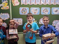 Аркадакские первоклассники отметили Синичкин день