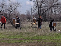 В Парке покорителей космоса развернулся первый «Космический пленэр»
