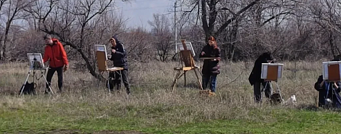 В Парке покорителей космоса развернулся первый «Космический пленэр»