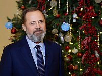  Игорь Комаров поздравляет жителей с наступающим Новым годом и Рождеством Христовым