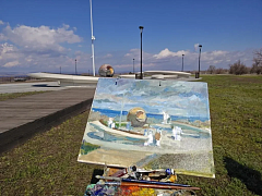 В Парке покорителей космоса развернулся первый «Космический пленэр»