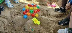 Песочные шедевры руками аркадакских дошколят