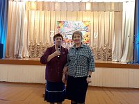 В Краснознаменском Доме культуры сельские жители встретились с председателем Аркадакского районного женсовета