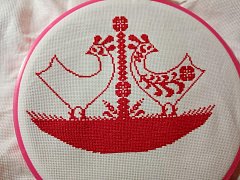 Сельская мастерица Людмила Зенина вышила карту Аркадакского района 