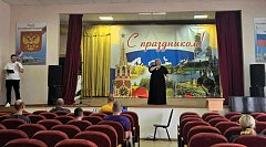 Аркадакский районный Дом культуры выступил перед бойцами в Саратове