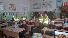 Первоклассников Аркадака научили правильно использовать светоотражающие элементы