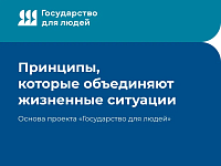 "Государство для людей" - государственные функции, услуги и сервисы с фокусом на человеке
