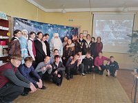 Библиотечный Дед Мороз поздравил гостей с наступающими праздниками