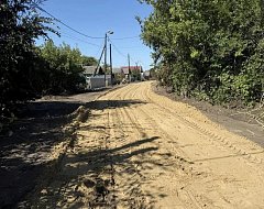 На улице Виктора Тиханкина начался ремонт дороги