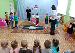 Аркадакские дошкольники изучают дорожную грамотность 