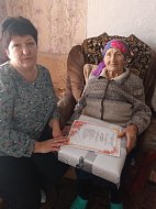 Жительница села Григорьевки Мария Драгункина принимала поздравления с 90-летием