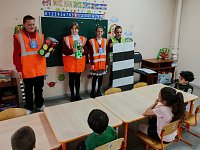 Новосельским дошколятам рассказали о правилах поведения на дороге